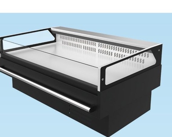 Island lay-flat display cabinet